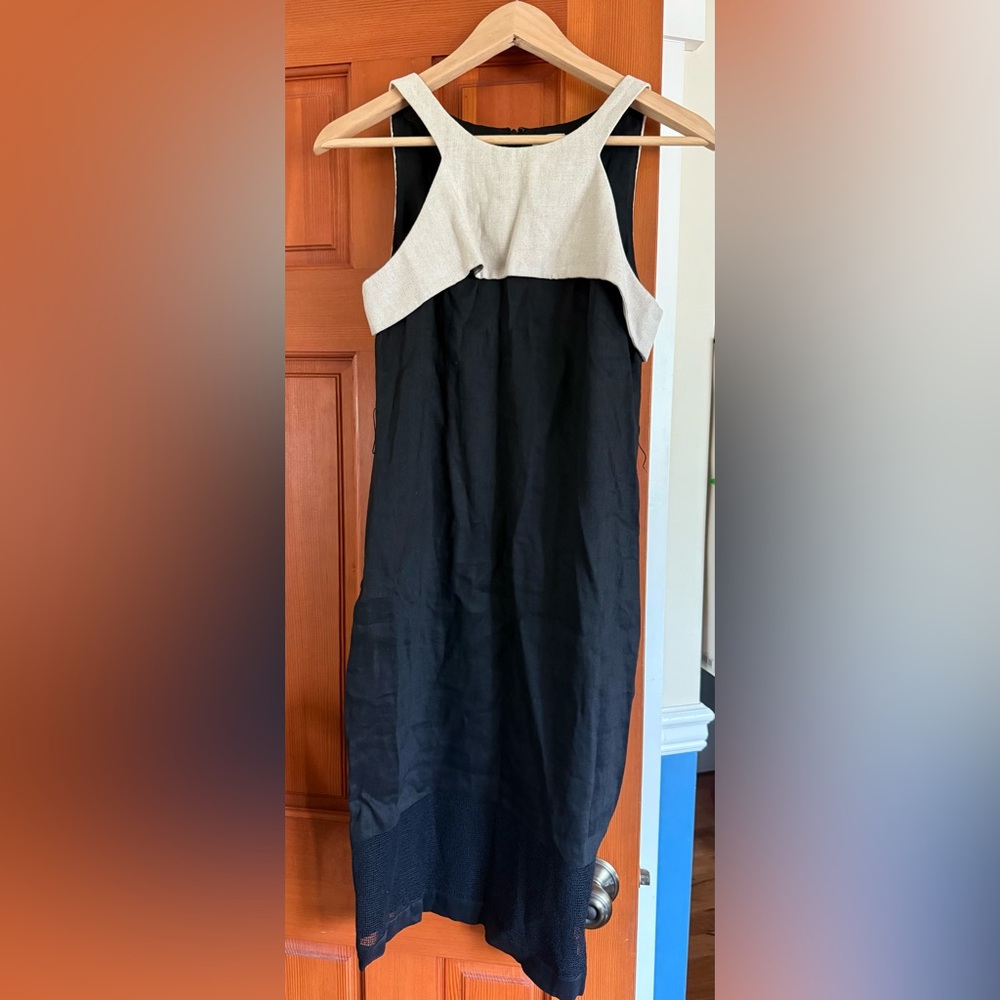 Black/Cream L’Agence Sleeveless Dress size 4